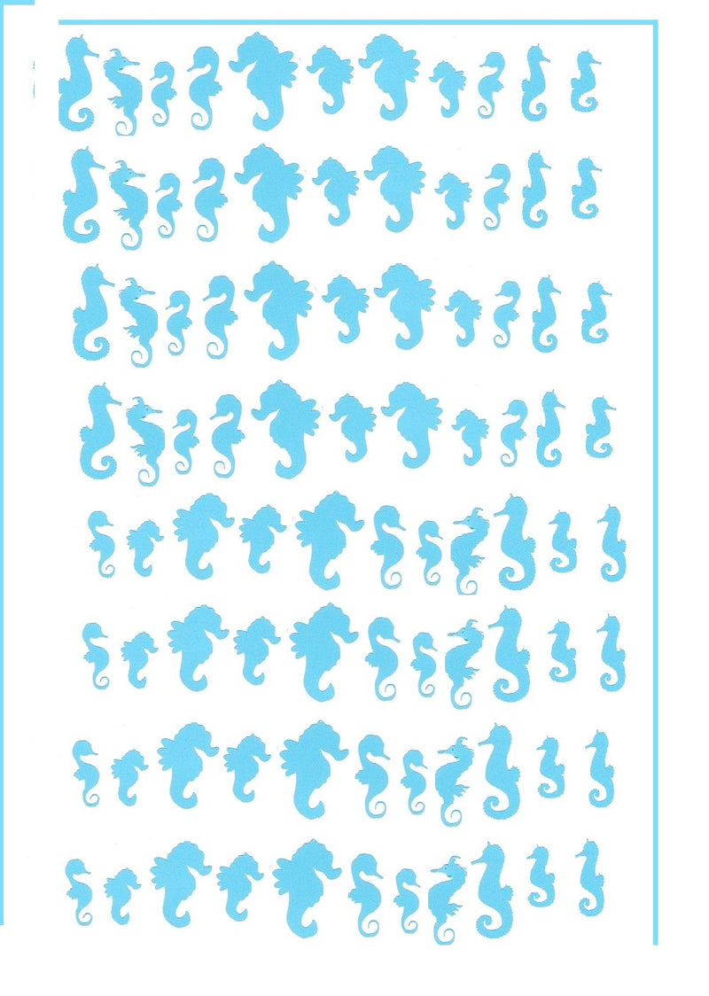 Seahorse Nail Stickers