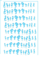 Seahorse Nail Stickers