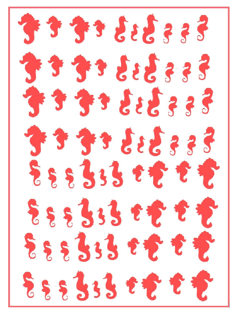Seahorse Nail Stickers