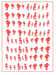 Seahorse Nail Stickers