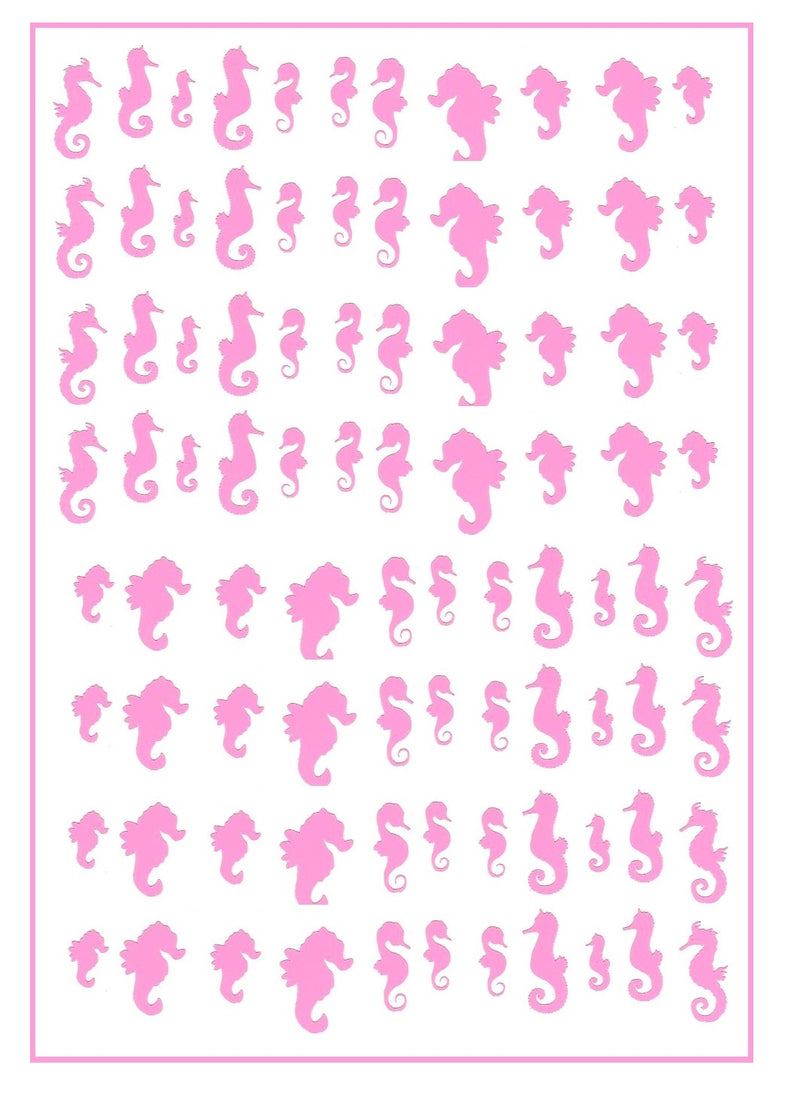 Seahorse Nail Stickers
