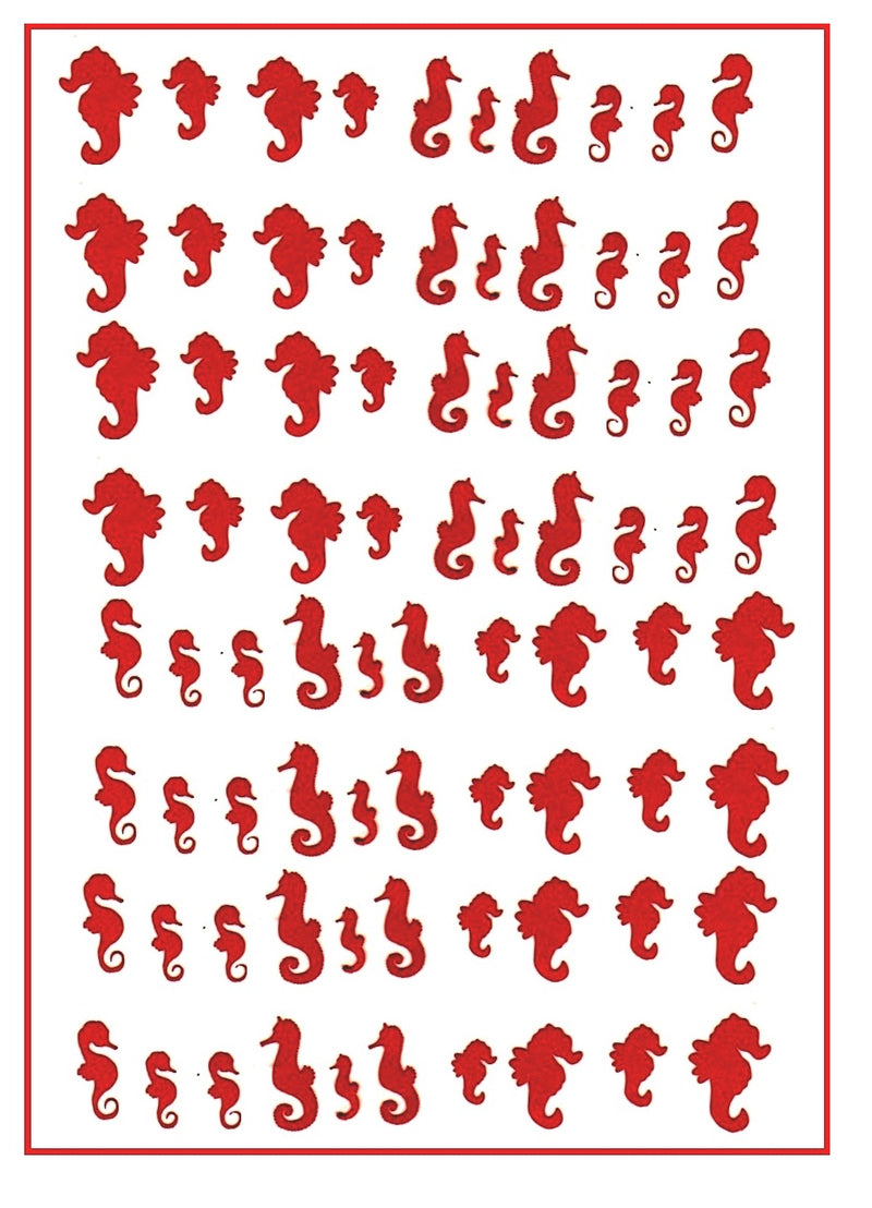Seahorse Nail Stickers