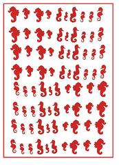 Seahorse Nail Stickers