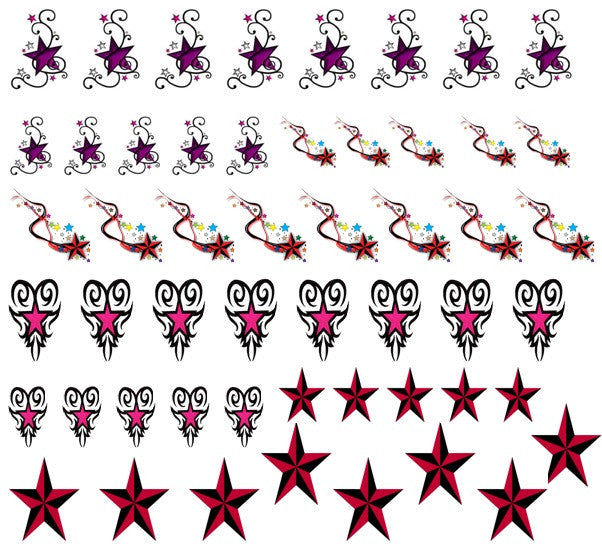 Stars Nail Art