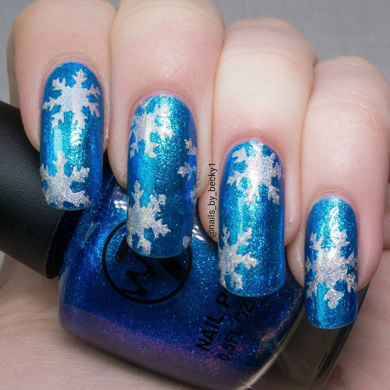 32 Nail Stencils style 127 christmas