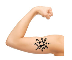 Sun and MOON Temporary Tattoos
