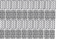 32 Nail Stencils style 129