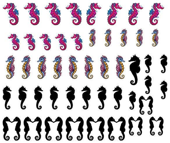 Paw Prints Nail Art Decals C2