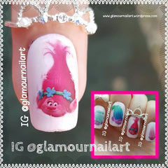 Trolls Collection Nail Art Decals c2
