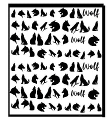 Wolf Nail Stickers