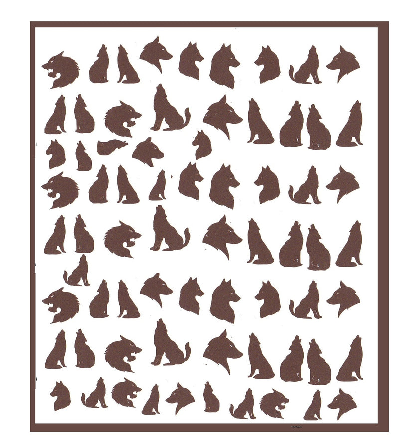 Wolf Nail Stickers