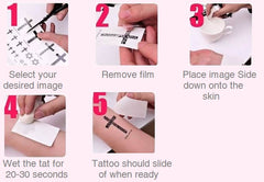 Sunflower Flower Temporary Tattoos