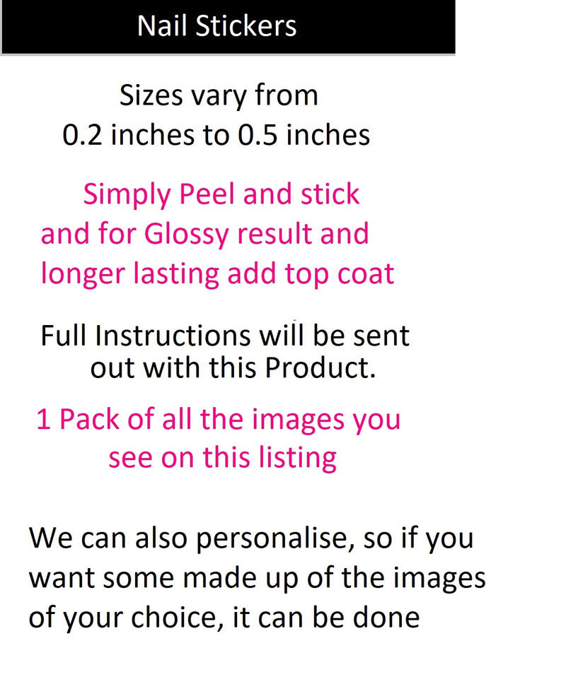 Penguin Nail Stickers