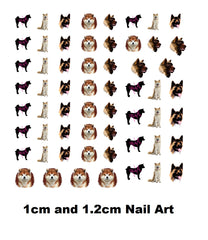 Akita Dog  Nail Art Decal