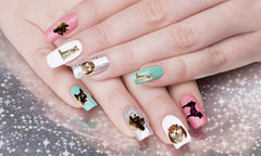 Akita Dog  Nail Art Decal