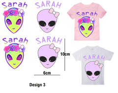 Personalised Alien Iron On Transfer