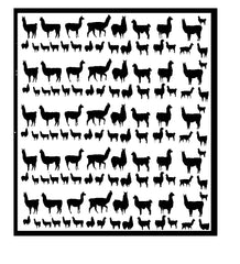 Alpaca Llama Nail Stickers