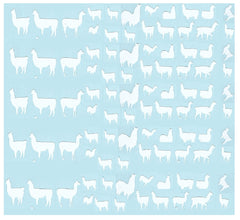 Alpaca Llama Nail Stickers
