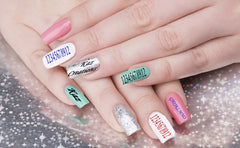 Alphabet Nail Art