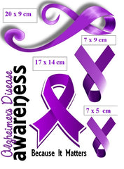 Alzheimer's Iron On Transfer