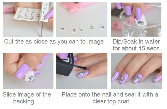Duck  Nail Art Decals ( 2 different sets to choose from  )