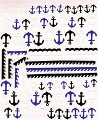 Anchor Nail Stickers