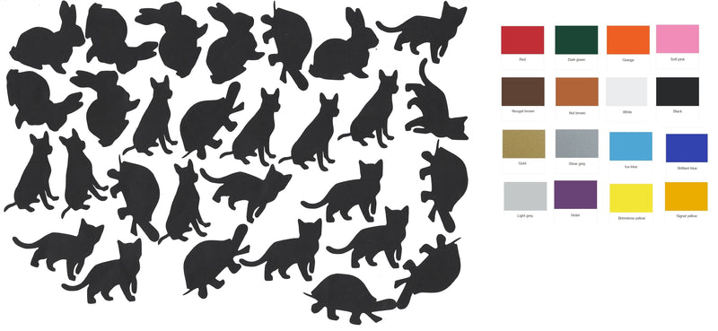 Akita Dog Vinyl Stickers ( Multiple colours to choose from )