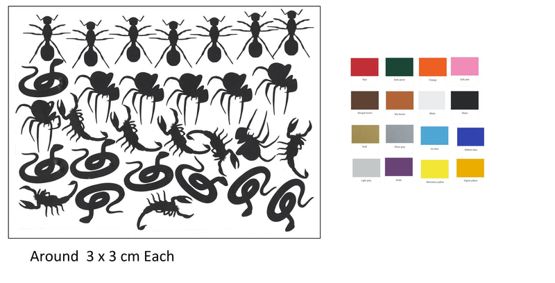 Musical Instruments  Vinyl Stickers ( Multiple colours to choose from )