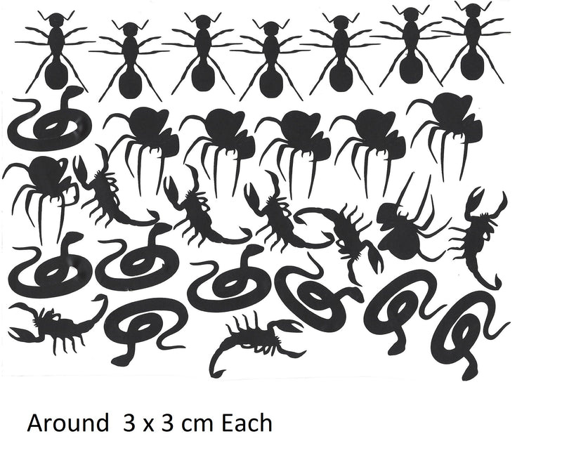 Snake Spider Scorpion Ant c3 Vinyl Stickers ( Multiple colours to choose from )
