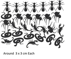 Snake Spider Scorpion Ant c3 Vinyl Stickers ( Multiple colours to choose from )
