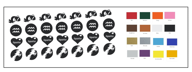 Akita Dog Vinyl Stickers ( Multiple colours to choose from )