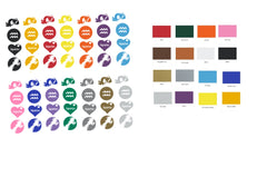 Aquarius Zodiac Vinyl Stickers ( Multiple colours to choose from )