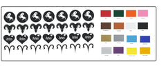 Akita Dog Vinyl Stickers ( Multiple colours to choose from )