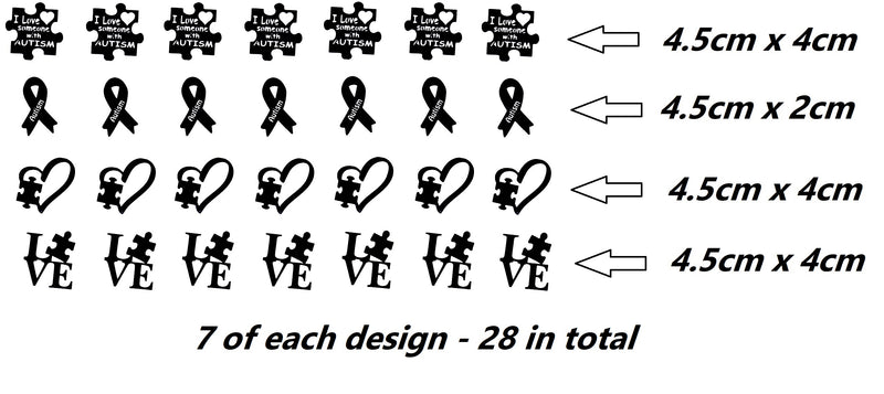 Autism Awareness Vinyl Stickers ( Multiple colours to choose from )