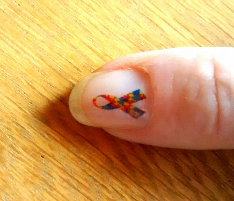 Autism code 3  Nail Art