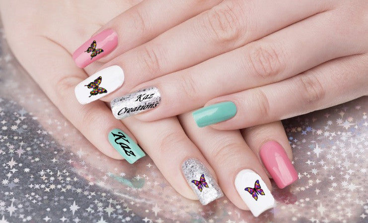 Autism Awareness Nail Art Code 2