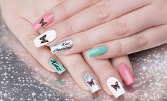 Autism Awareness Nail Art Code 2