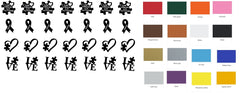 Akita Dog Vinyl Stickers ( Multiple colours to choose from )