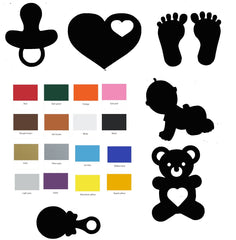 Akita Dog Vinyl Stickers ( Multiple colours to choose from )