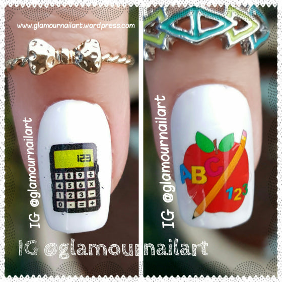 Back to school Nail Art