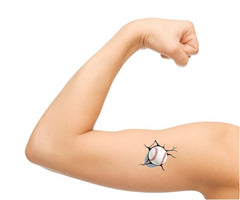 Baseball  Temporary Tattoos