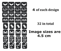 Bat Tattoo Stencils