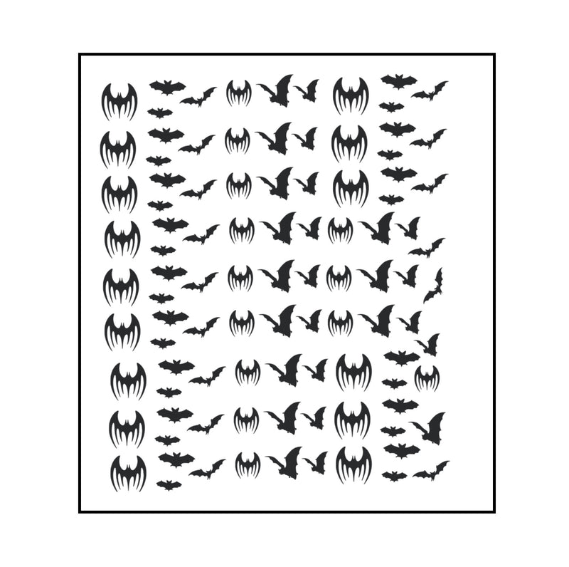 Bat  Nail Stickers