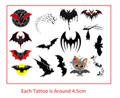 Bat Temporary Tattoos