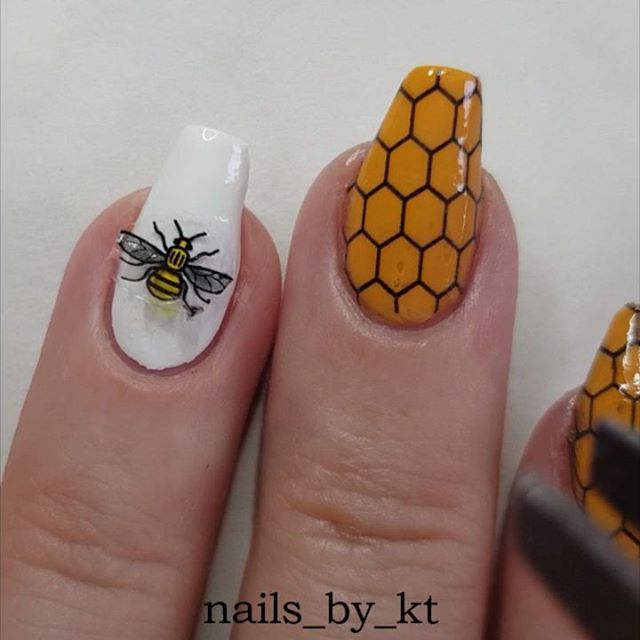 Bee Code 2 Nail Art
