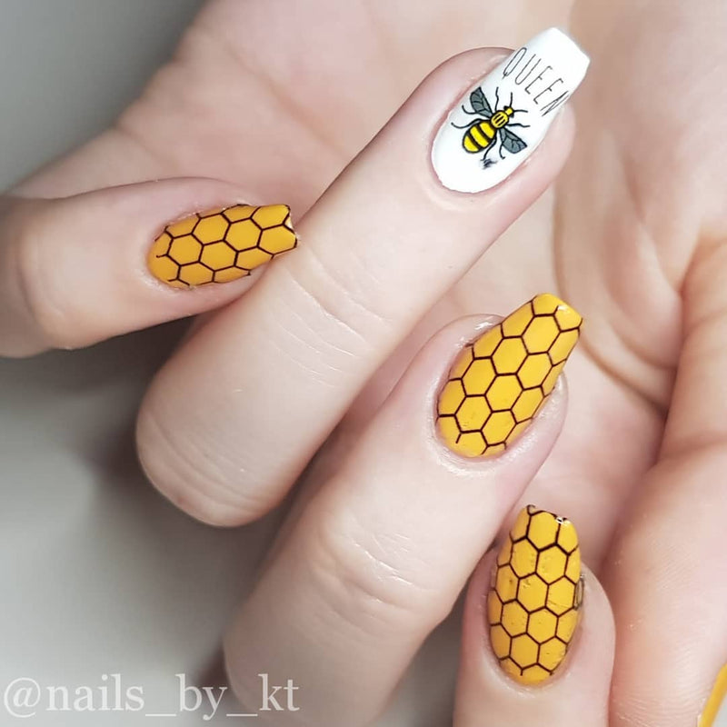 Bee Code 2 Nail Art