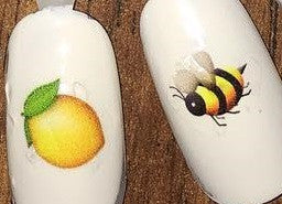 Bee Lemon ( Beyonce ) Nail Art