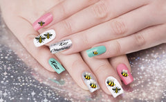 Bee Code 2 Nail Art