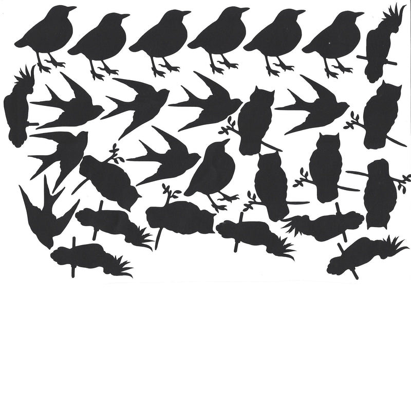 Birds Vinyl Stickers ( Multiple colours to choose from )
