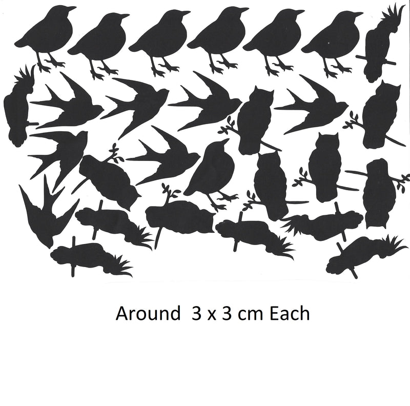 Birds Vinyl Stickers ( Multiple colours to choose from )